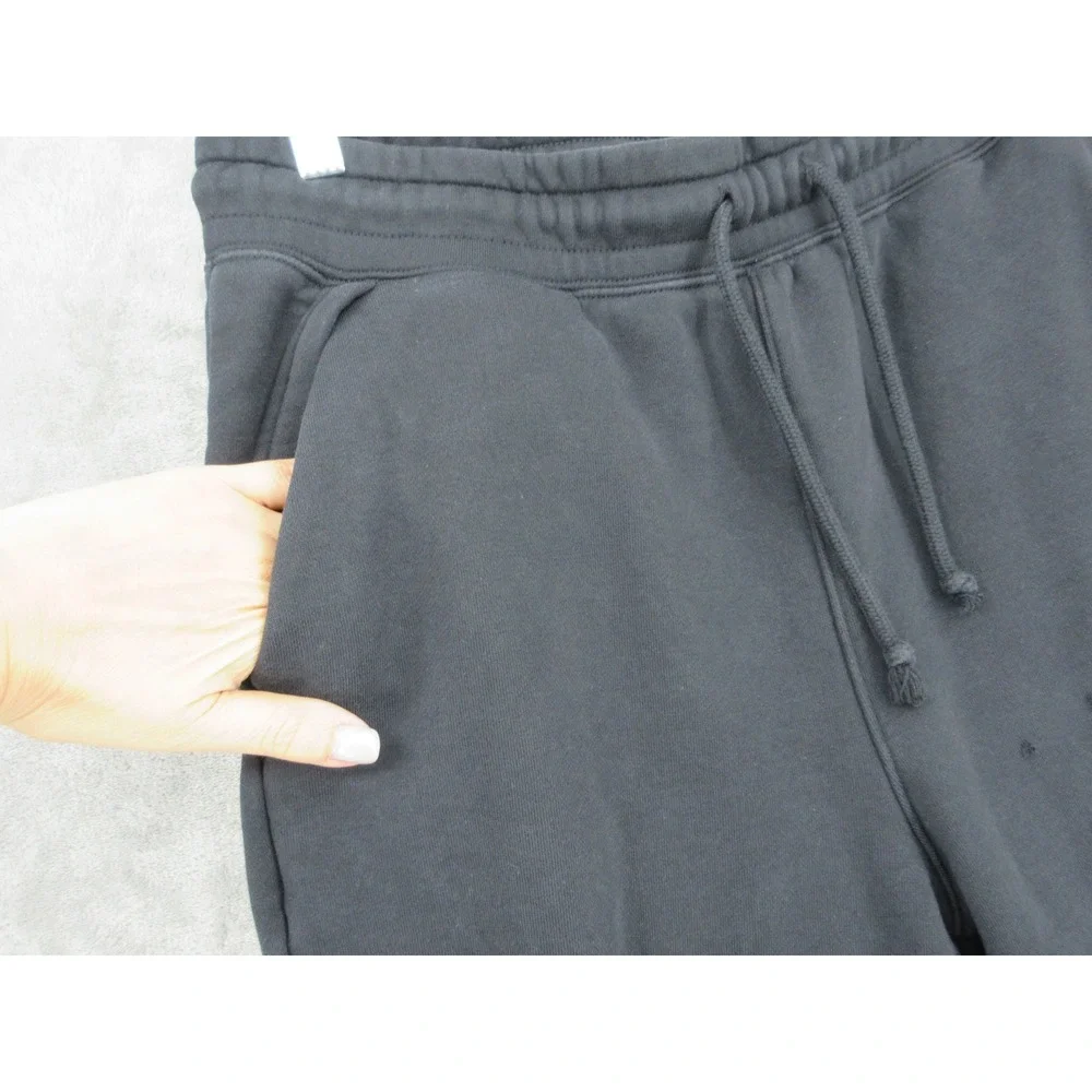 Nike Jordan Pants Mens Size Me Jumpman Logo Fleece Jogger Sweats Athletic Black